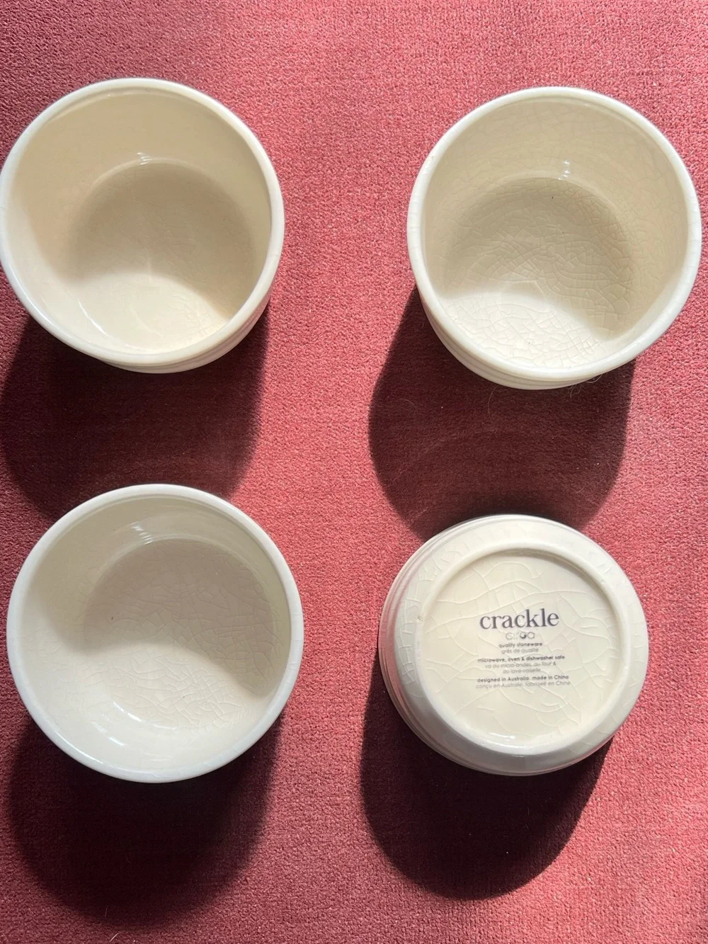 Set of 4 4” Ramekins
